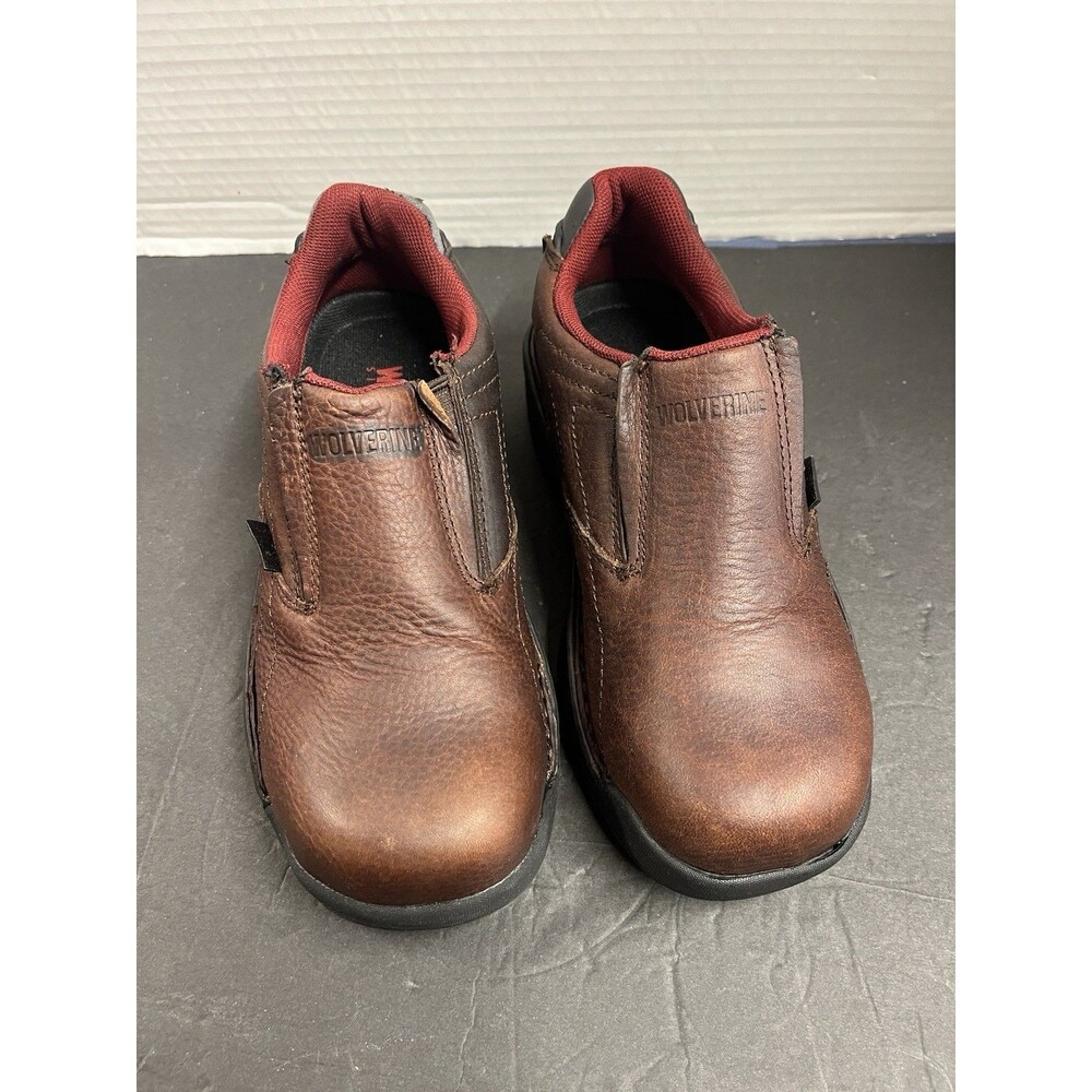 Wolverine Ayah Women’s 6 Brown Slip On Comp Toe WO2672 Work Shoes Boots NIB